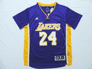 NBA Los Angeles Lakers 24 Bryant purple jersey