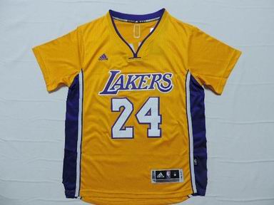 NBA Los Angeles Lakers 24 Bryant yellow jersey