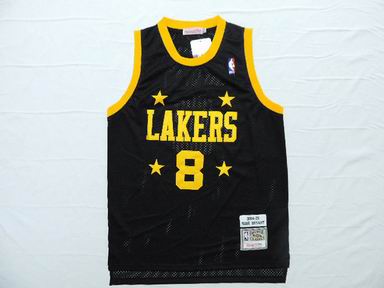NBA Los Angeles Lakers 8 Bryant black jersey