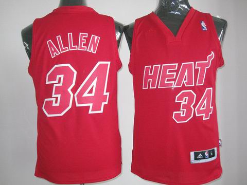 NBA Miami Heats 34 Allen Christmas Day Jersey