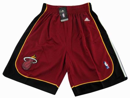 NBA Miami Heats red swingman shorts