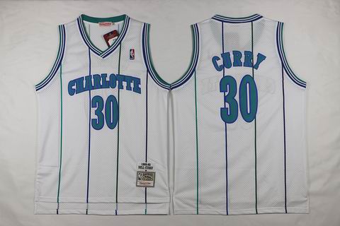 NBA New Orleans Hornets #30 Curry white Jersey swingman