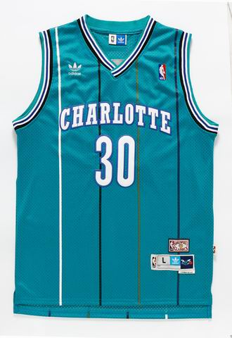 NBA New Orleans Hornets 30 Curry blue jersey
