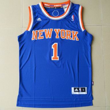 NBA New York Knicks #1 Amar'e Stoudemire blue Jersey Revolution 30