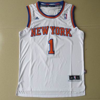 NBA New York Knicks #1 Amar'e Stoudemire white Jersey Revolution 30