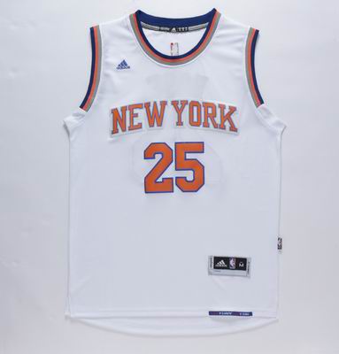 NBA New York Knicks #25 Rose white jersey