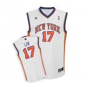 NBA New York Knicks 17 Jeremy Lin white Youth Jersey