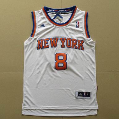 NBA New York Knicks 8 Smith white Jersey Revolution 30