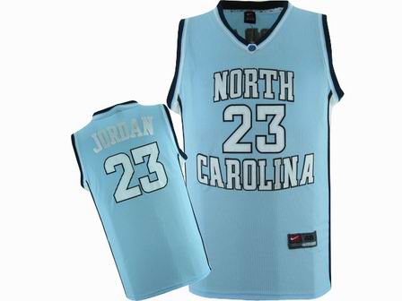 NBA North Carolina #23 michael jordan blue Jersey