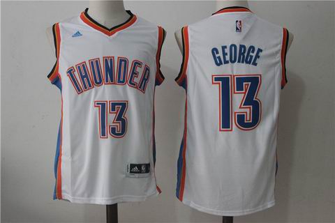 NBA Oklahoma City Thunder #13 GEORGE white jersey