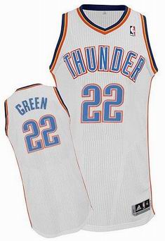 NBA Oklahoma City Thunder #22 Jeff Green White ersey