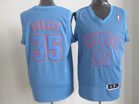 NBA Oklahoma City Thunder 35 Durant Christmas Day Jersey