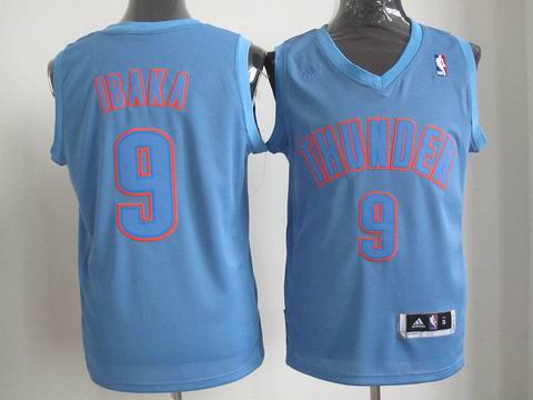 NBA Oklahoma City Thunder 9 Ibaka Christmas Day Jersey