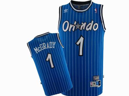 NBA Orlando Magic #1 penny hardaway blue throwback Jersey