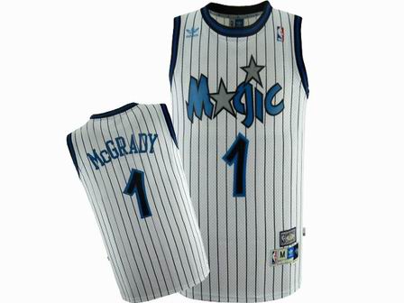 NBA Orlando Magic #1 tracy mcgrady white Jersey