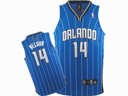 NBA Orlando Magic #14 jameer nelson blue Jersey