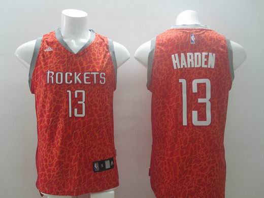 NBA Rockets 13 Harden crazy light jersey Ad logo