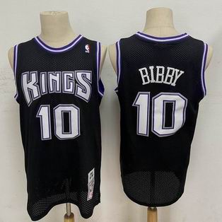NBA Sacramento Kings #10 BIBBY black jersey