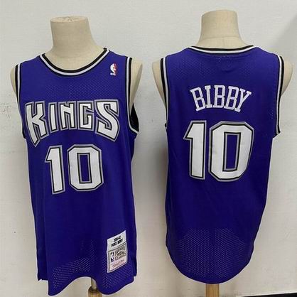 NBA Sacramento Kings #10 BIBBY purple jersey