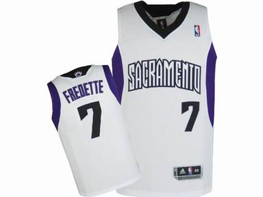 NBA Sacramento Kings #7 Fredette White Jersey