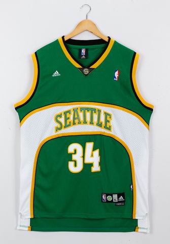 NBA Seattle SuperSonics 34 Allen green jersey
