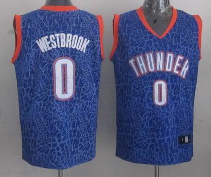 NBA Thunder 0 Westbrook crazy light jersey