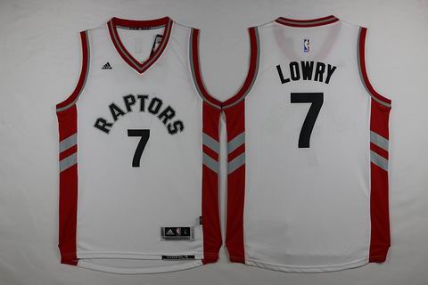 NBA Toronto Raptors #7 Lowry white jersey