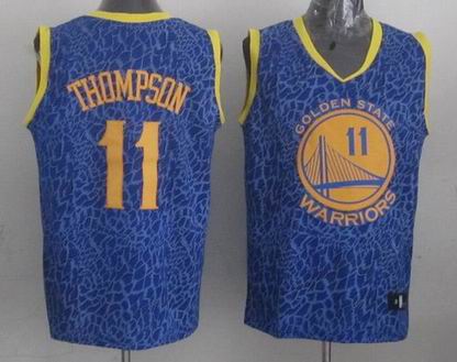 NBA Warriors 11 Thompson crazy light jersey