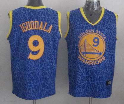 NBA Warriors 9 Iguodala crazy light jersey