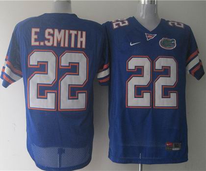 NCAA Florida Gators 22 E.Smith Royal Blue Jersey