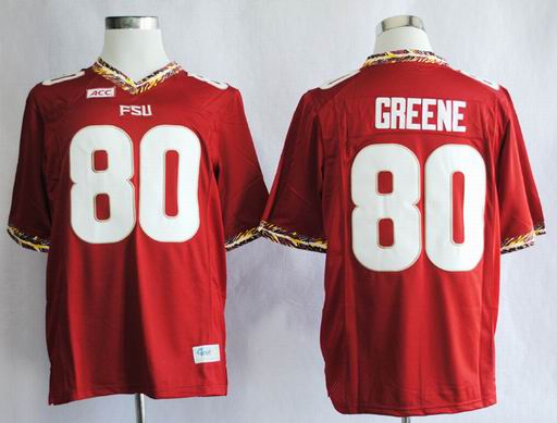 NCAA Florida State Seminoles (FSU) Rashad Greene 80 College Football Jerseys -Red