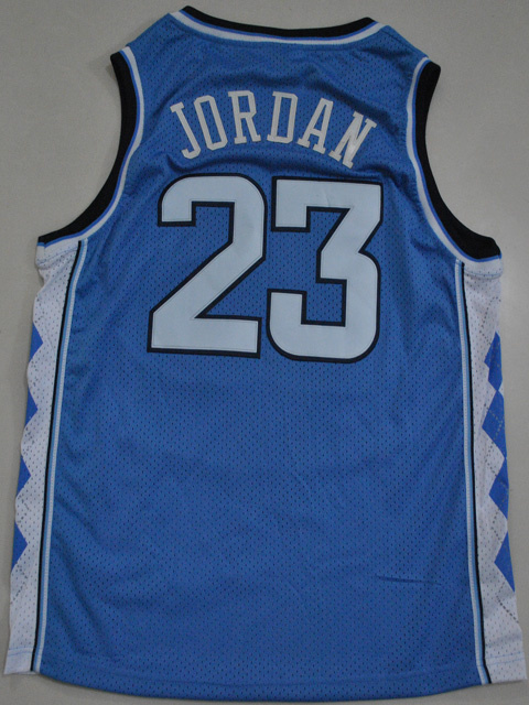 NCAA North Carolina Tar Heels 23 Michael Jordan blue college basketball jersey