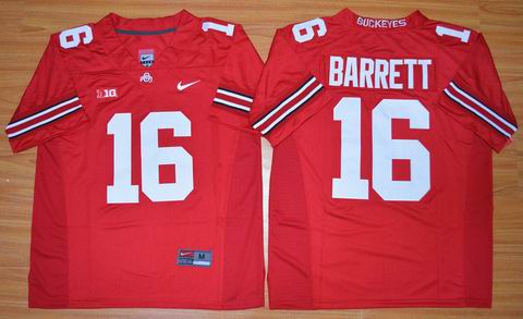 NCAA Ohio State Buckeyes #16 Barrett college football jersey red