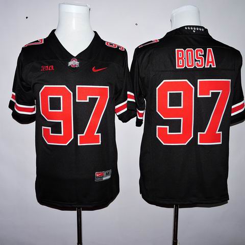 NCAA Ohio State Buckeyes #97 Bosa black college football jersey