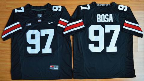 NCAA Ohio State Buckeyes #97 Bosa college football jersey black
