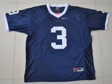 NCAA Penn State Nittany Lions #3 Navy Blue College Football Jersey