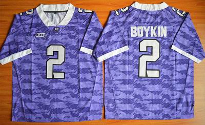 NCAA TCU Horned Frogs #2 Trevone Boykin Football Jersey Purple