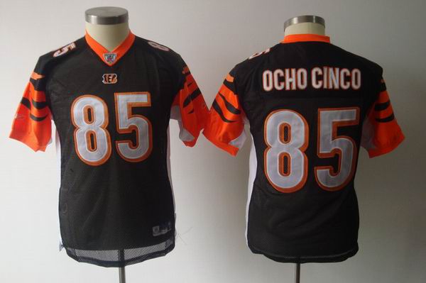 NFL Cincinnati Bengals 85 Chad Ochocinco Black Youth Jersey