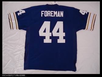 NFL Minnesota Vikings 44 Foreman Purple Throwback Jersey