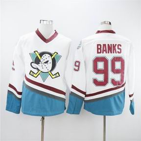 NHL Anaheim Ducks #99 Banks white jersey