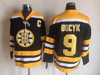 NHL Boston Bruins #9 Bucyk black jersey