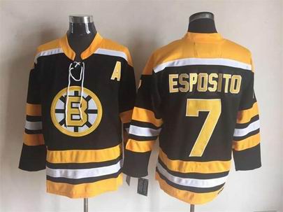 NHL Boston Bruins #esposito black jersey