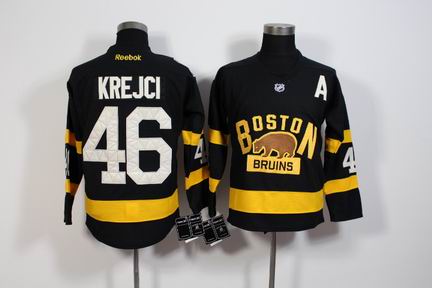 NHL Boston Bruins 46 Krejci black jersey