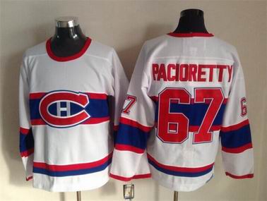 NHL Canadiens #67 PACIORETTY WHITE JERSEY