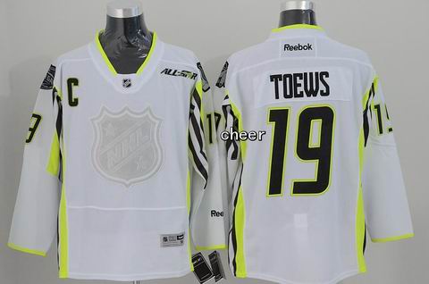 NHL Chicago Blackhawks #19 toews white 2015 All Star Jersey