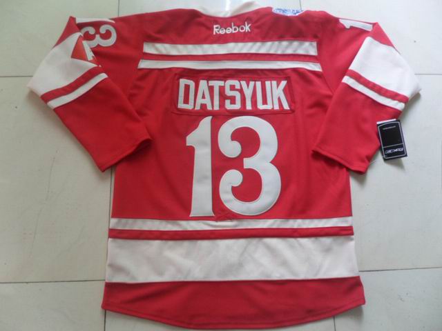 NHL Detroit Red Wings #13 Pavel Datsyuk Red 2014 Winter Classic jersey