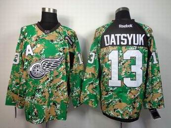NHL Detroit Red Wings 13 Datsyuk camo jersey