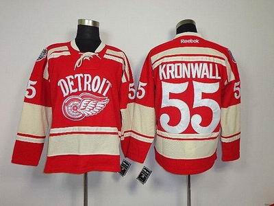 NHL Detroit Red Wings 55 Niklas Kronwall Red 2014 Winter Classic jersey