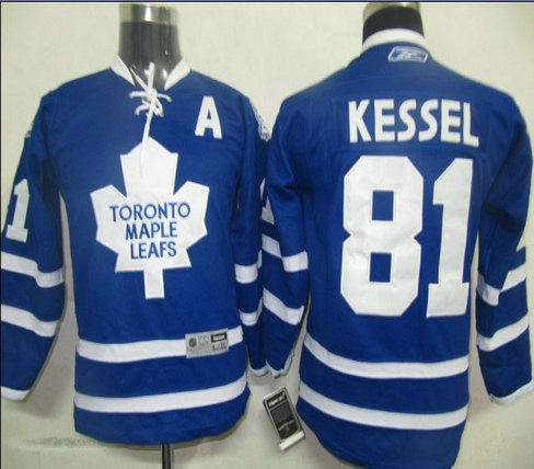 Maple Leafs #81 Phil Kessel Blue Third Stitched NHL Jersey