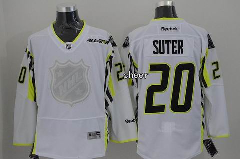 NHL Minnesota Wild #20 suter white 2015 All Star Jersey